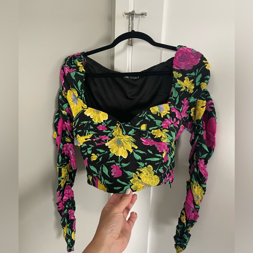 Zara floral top